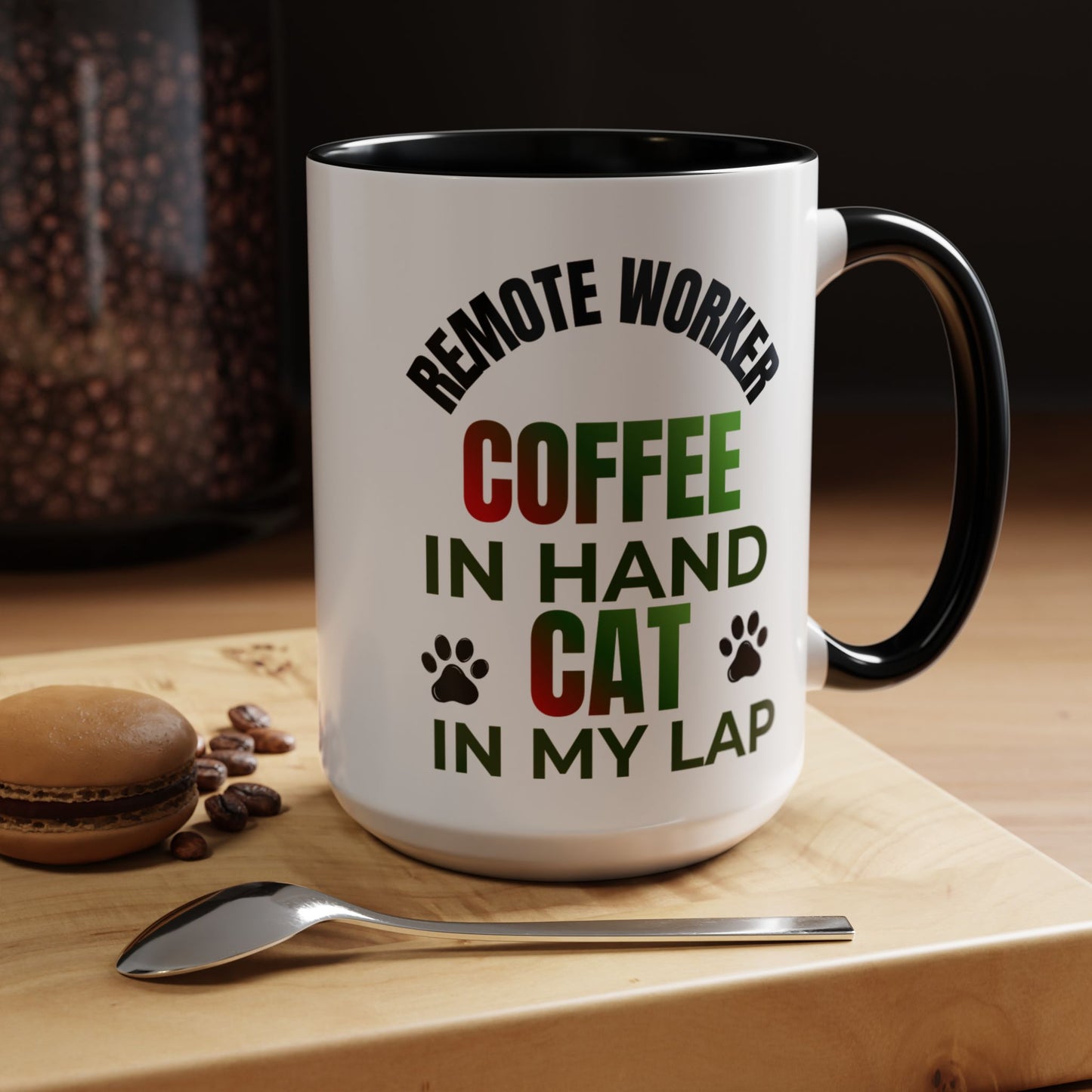 Funny Saying Cat Lover Ceramic Aquatic Coffee Mug - Pepper Rose Prints