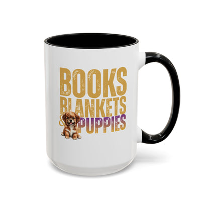 15 oz Ceramic Puppy Mug, Cute Dog Lover Gift, Dishwasher-Safe, Stocking Stuffer Gift - Pepper Rose Prints