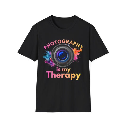 Therapeutic Art and Hobby Soft style UnisexT-Shirt, Photography Lover Apparel - Pepper Rose Prints