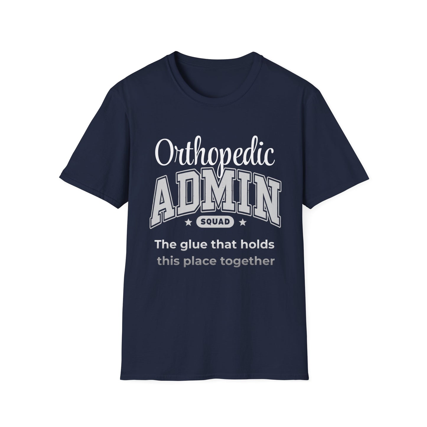 Orthopedic Administrative Squad Cotton Crewneck Tshirt - Pepper Rose Prints