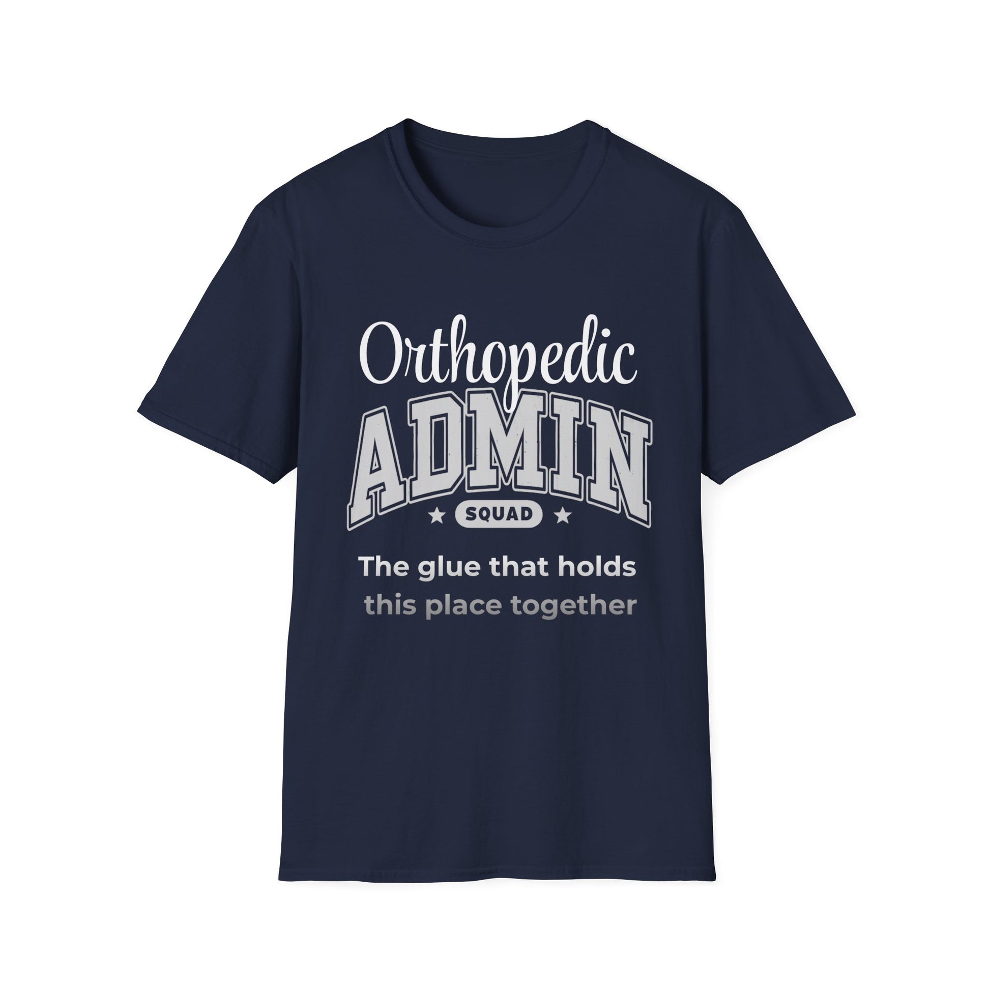 Orthopedic Administrative Squad Cotton Crewneck Tshirt - Pepper Rose Prints