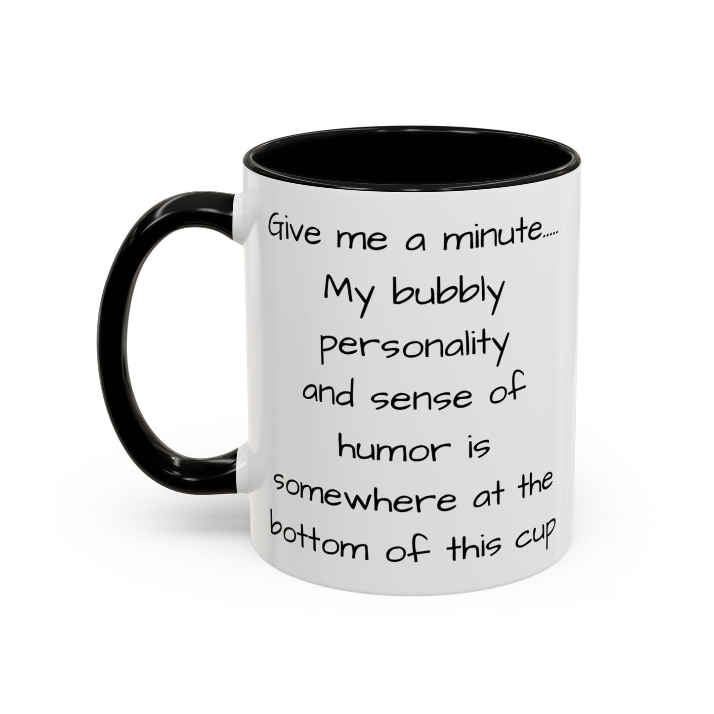 Sarcastic Black and White Accent Coffee Mug, 11oz - Pepper Rose Prints