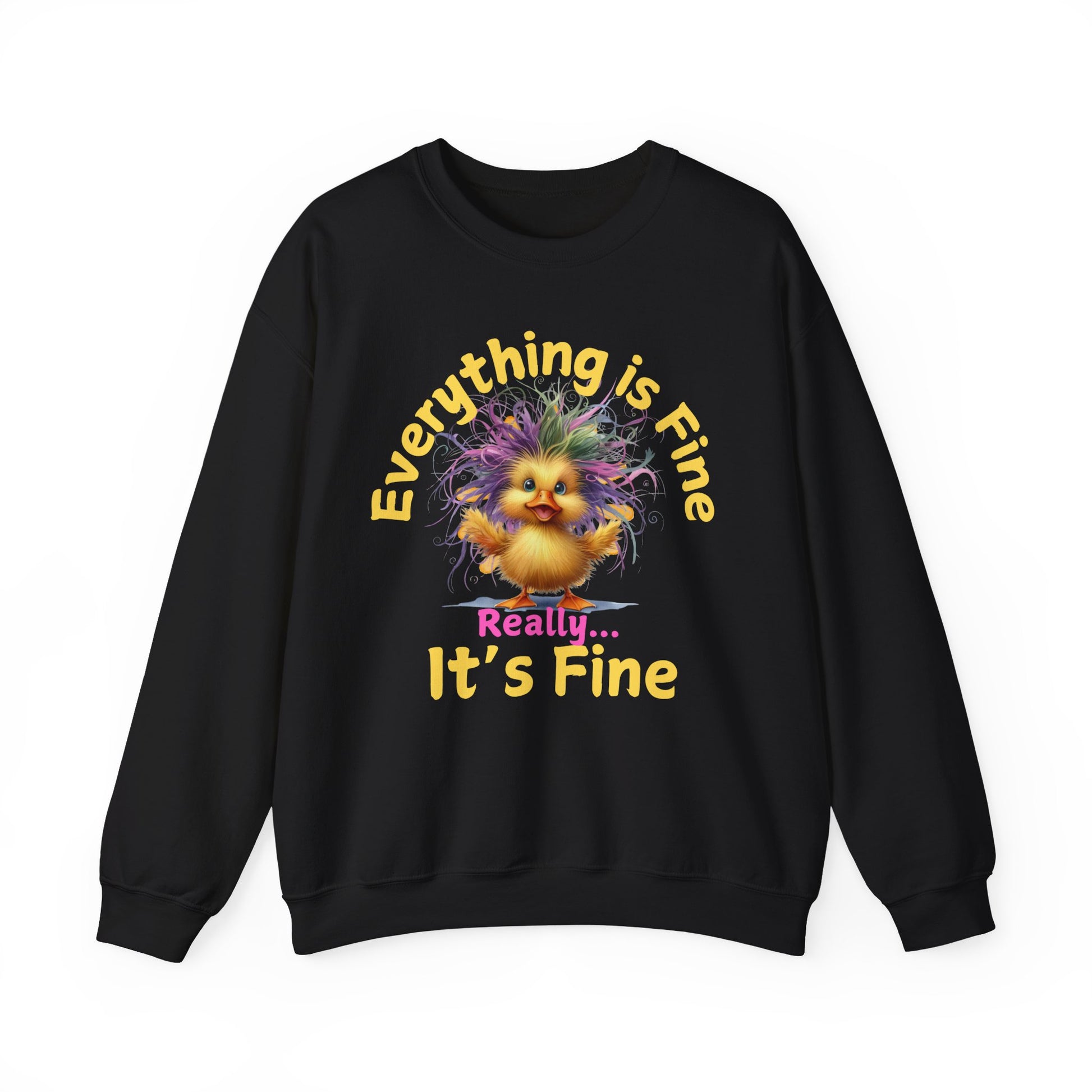 Funny Duck Mental Health Sweatshirt - Pepper Rose Prints