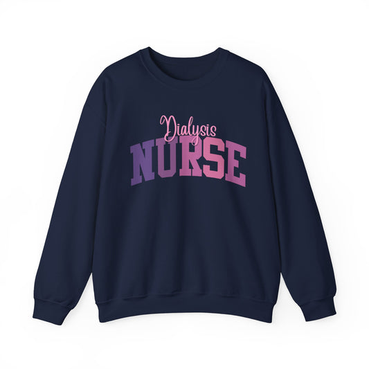 Dialysis Nurse Crewneck Sweatshirt - Pepper Rose Prints