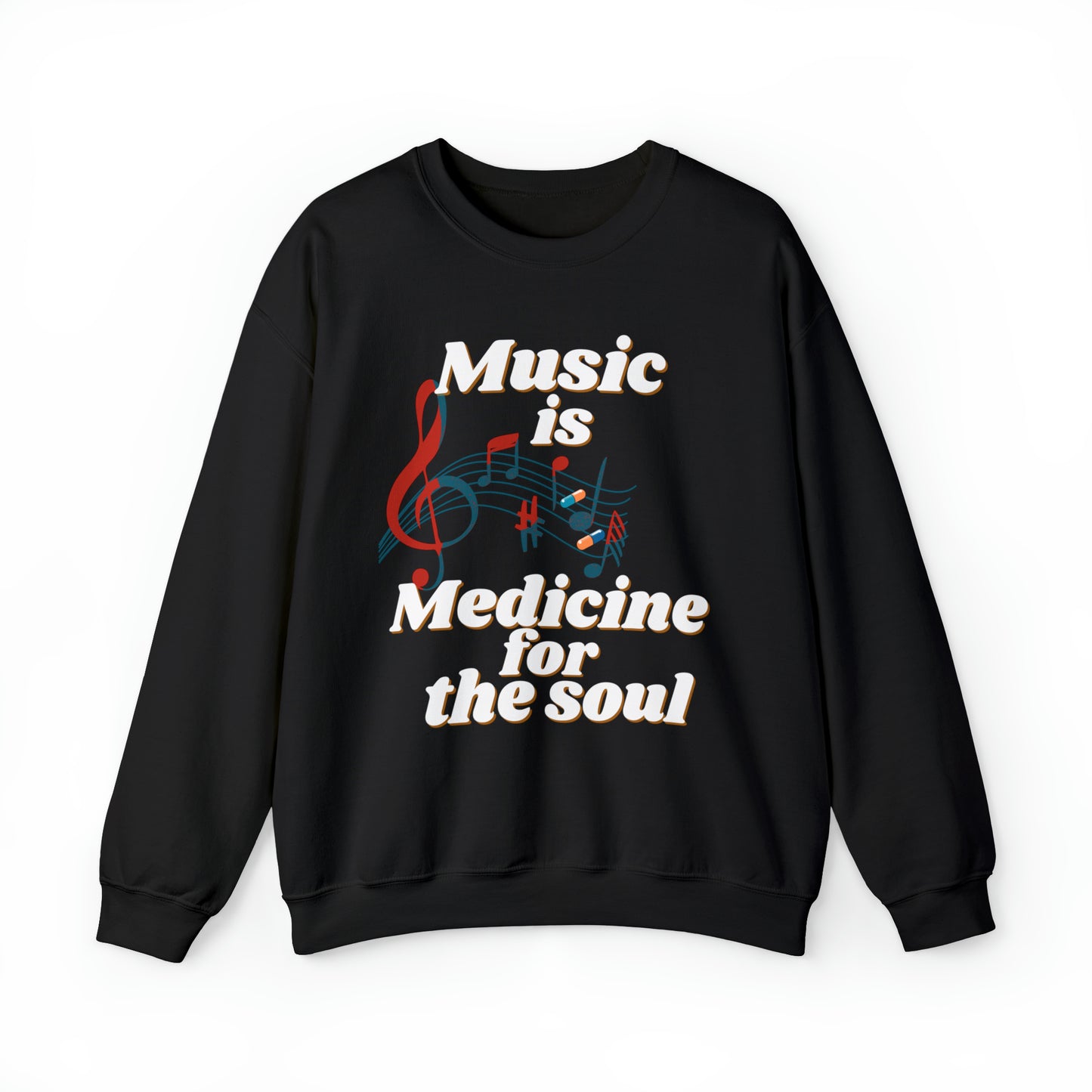 Unisex Crewneck Sweatshirt Medicine for the Soul - Pepper Rose Prints