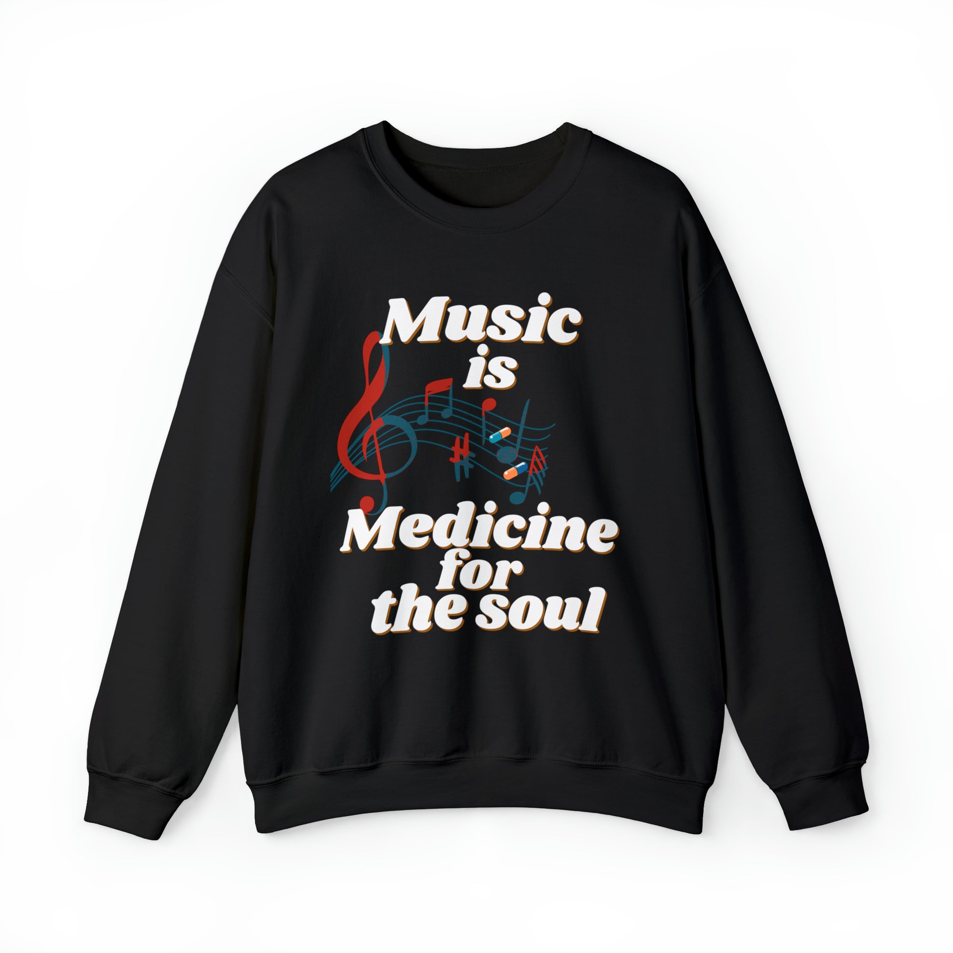 Unisex Crewneck Sweatshirt Medicine for the Soul - Pepper Rose Prints