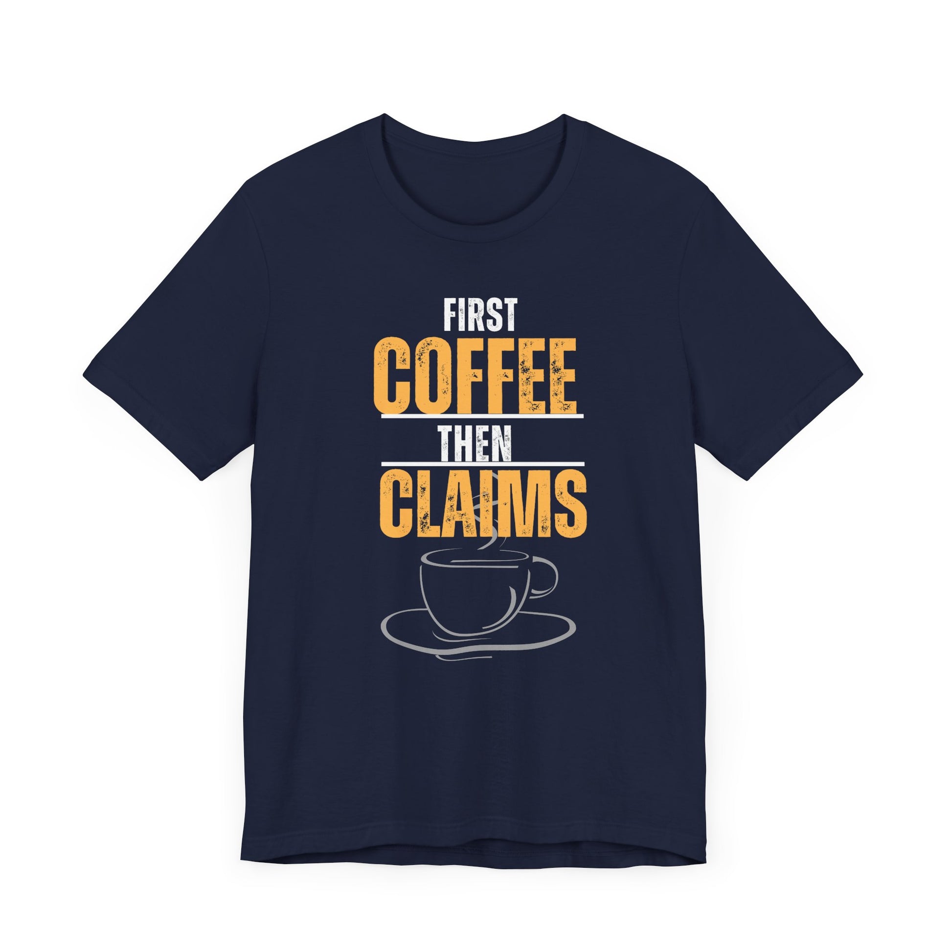 Coffee and Medical Claims T-Shirt - Pepper Rose Prints