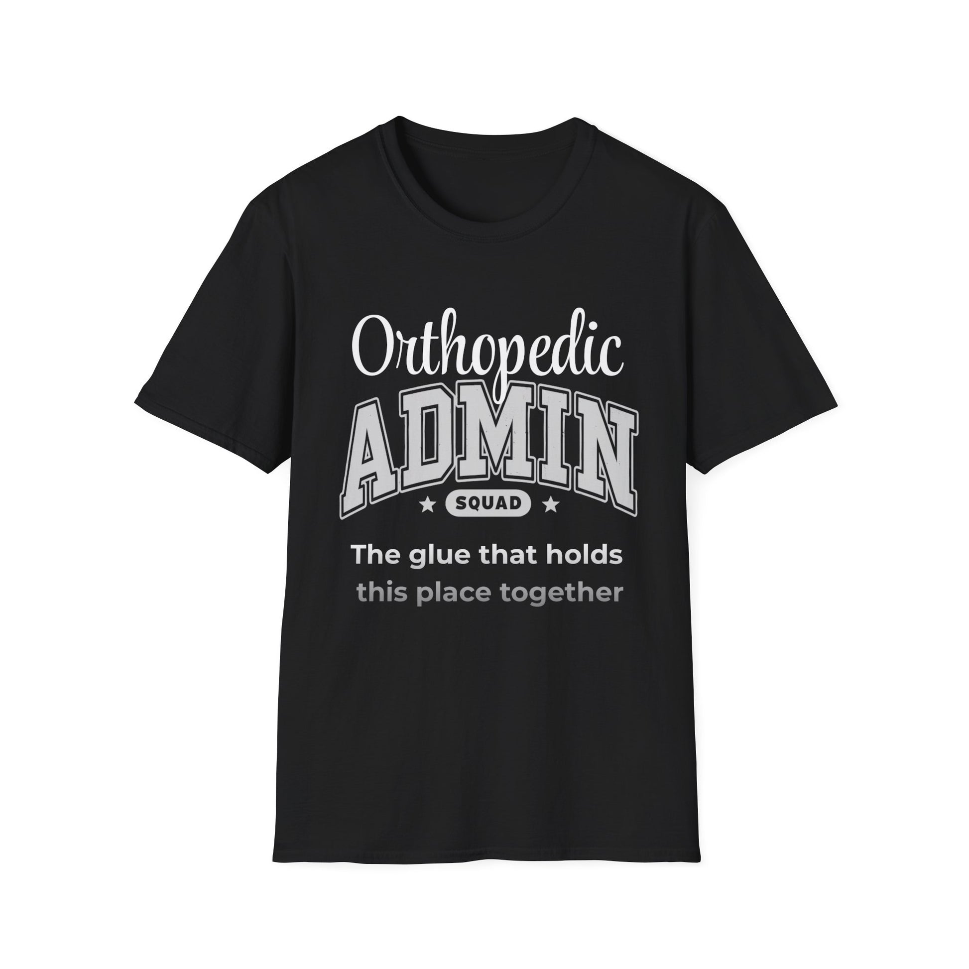 Orthopedic Administrative Squad Cotton Crewneck Tshirt - Pepper Rose Prints