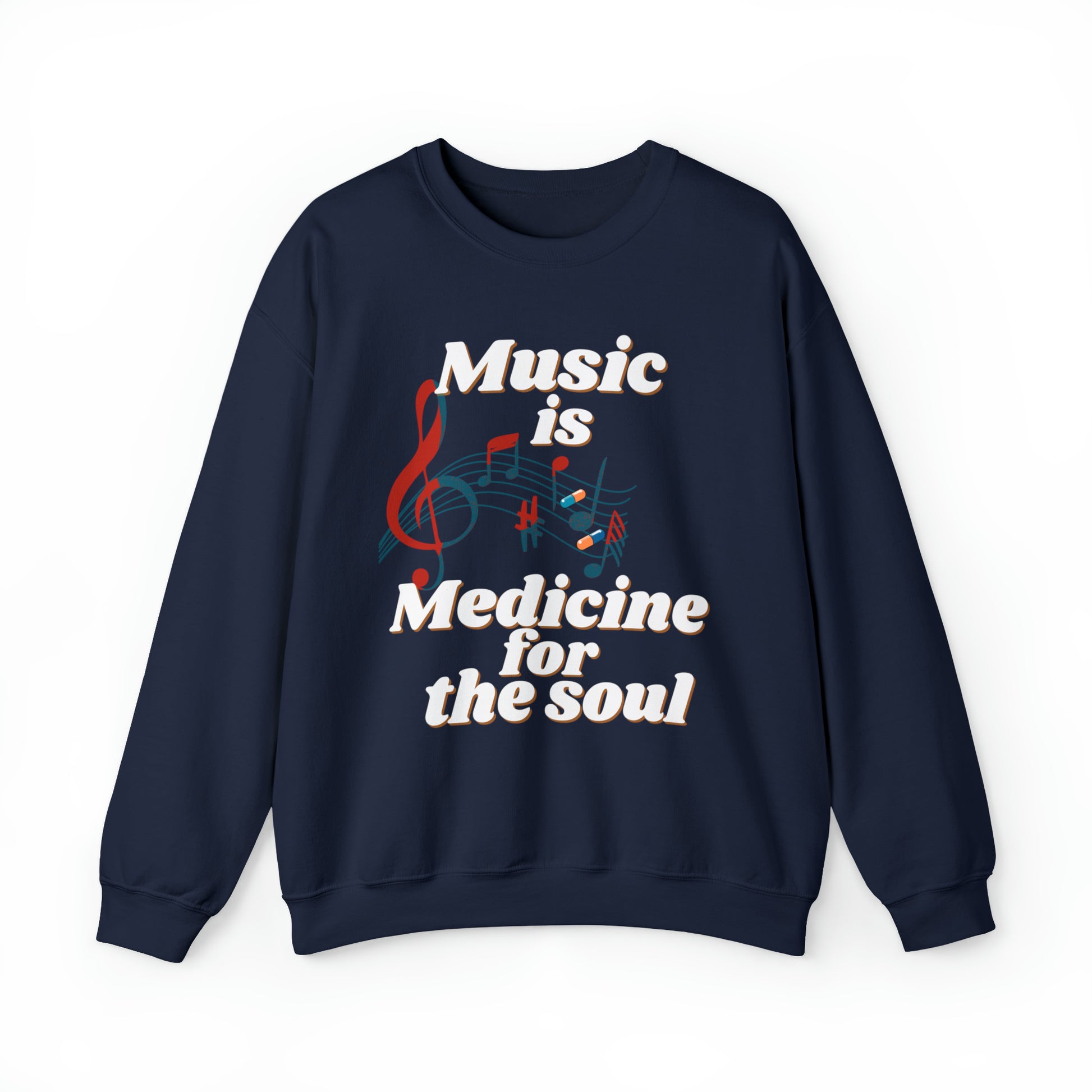 Unisex Crewneck Sweatshirt Medicine for the Soul - Pepper Rose Prints